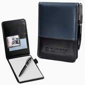 Faux Leather Flip Memo Pad